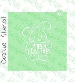PYO Happy Easter Rabbit Stencil